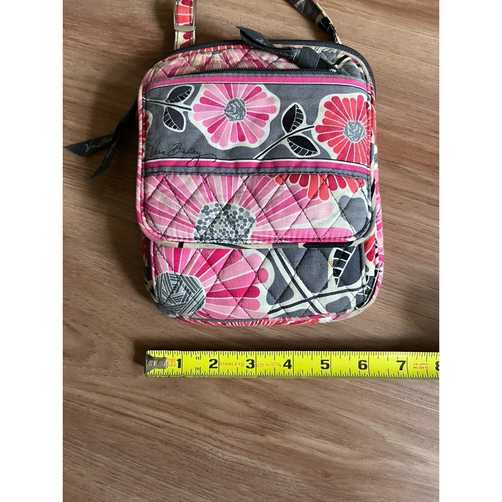 Vera Bradley‎ Cherry Blossom Women's Cross Body Bag Adjustable Straps Quilted - Picture 8 of 8